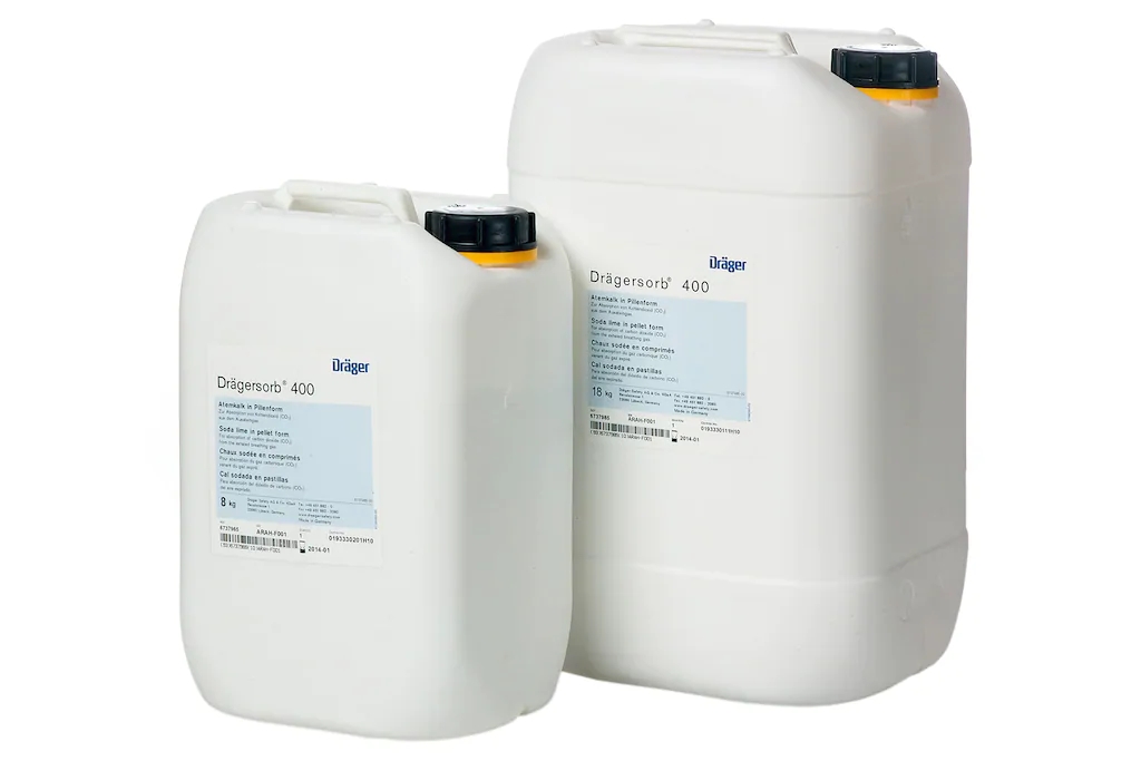 <b>Drägersorb® 400 用于吸收闭路式或半闭路式呼吸器中的酸性气体，如二氧化碳（CO2）</b>